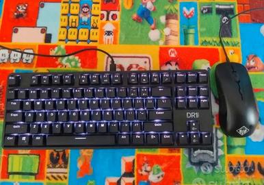 Tastiera meccanica DR1TECH Raven+ e Mouse Omen