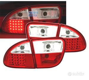 FANALI SEAT LEON 99-05 LED ROSSO CROMATO