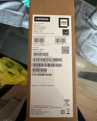 Lenovo ideapad 15IJL7 nuovo mai aperto