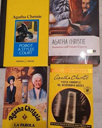 4 libri Agatha Christie