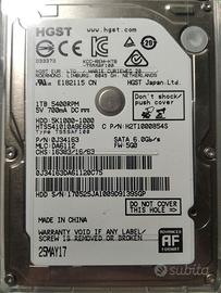 HDD SATA 2.5" HITACHI 1TB 5400RPM