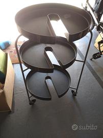 carrello ikea cicina ruote girevoli tondo rotondo