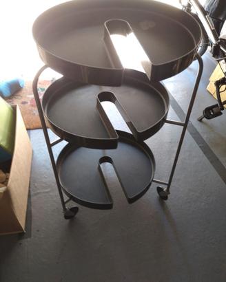 carrello ikea cicina ruote girevoli tondo rotondo