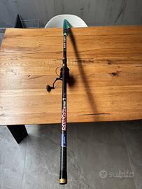 Canna da pesca bad bass e mulinello ferrari