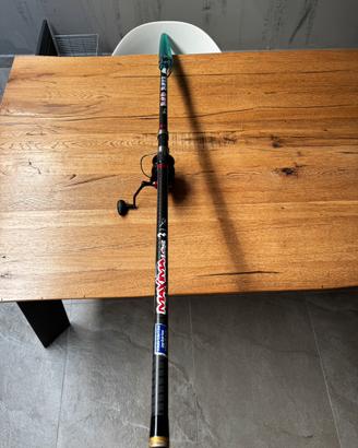 Canna da pesca bad bass e mulinello ferrari