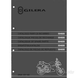 Catalogo ricambi in PDF per Gilera DNA 125 e 180 -