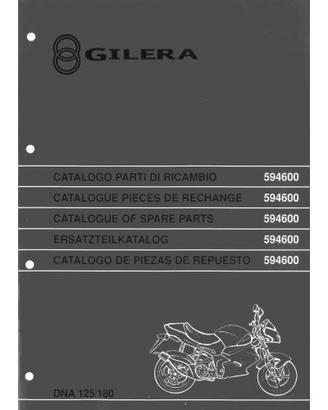 Catalogo ricambi in PDF per Gilera DNA 125 e 180 -