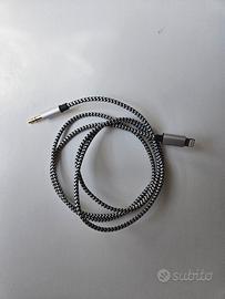 cavo aux da 3'5mm ingresso Lightning 