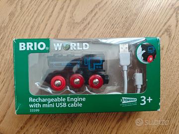 Trenino Locomotiva Brio ricaricabile 