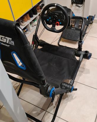 Logitech G29 + Cockpit Next Level Racing F-GT Lite