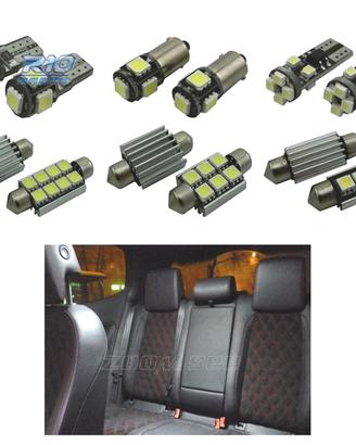 KIT 13 LAMPADE LED INTERNE PER SEAT LEON MK1 1 M 1