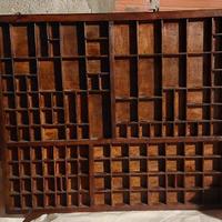 Cassetti da tipografia per piccoli oggetti