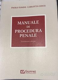 Manuale di procedura penale, Tonini - Conti