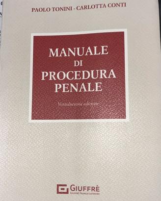 Manuale di procedura penale, Tonini - Conti