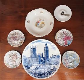 Lotto piatti e piattini - Vintage