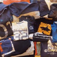 lotto abbigliamento 9/10 anni