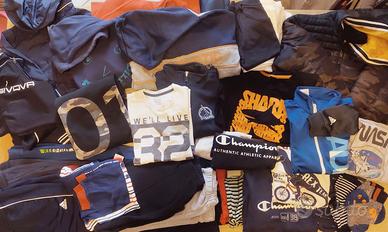 lotto abbigliamento 9/10 anni