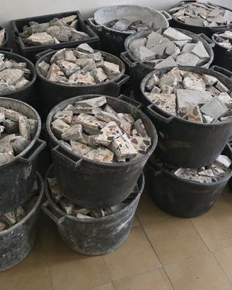 Detriti zetto calcinacci inerti per riempimenti