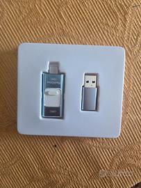 Chiavetta Memoria 128GB per Cellulari e PC