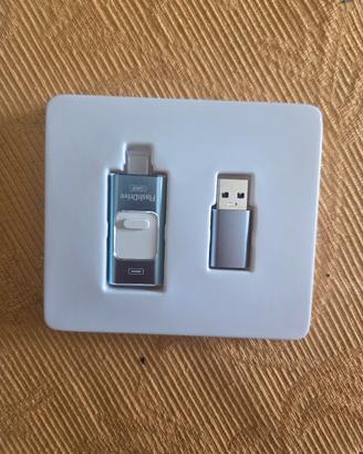 Chiavetta Memoria 128GB per Cellulari e PC