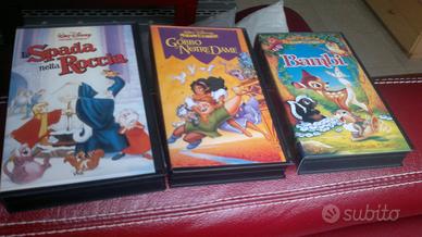 Cartoni animati videocassetta vhs Walt Disney