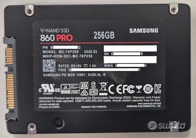 SSD Samsung 860 PRO 256GB 2.5" SATA3 S.M.A.R.T. OK