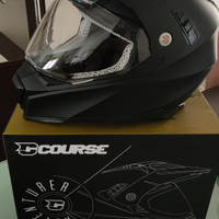 Casco integrale course nero opaco misura XL