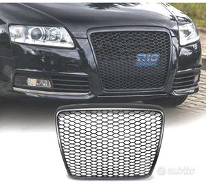 GRIGLIA PER AUDI A6 4F 08-11 LOOK RS6 COLORE NERO
