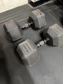 Manubri esagonali LACERTOSUS 27.5 kg coppia