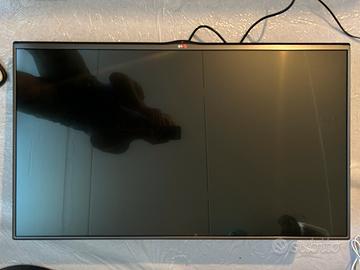 TV LG 42" Full HD con staffa a parete reclinabile