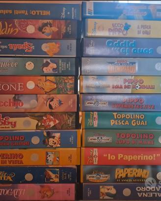 LOTTO VHS WALT DISNEY
