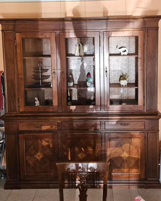 Cristalliera in legno
