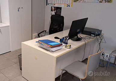 scrivania 180x80 bianca