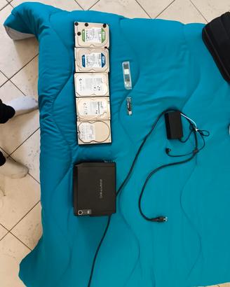 Lotto Hub Fantec + 4hdd + 2 SSD m.2