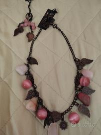 Parure collana e orecchini 