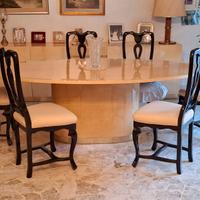 Camera da pranzo vintage anni 70 Aldo Tura -