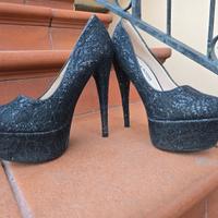 Decolletè nere tacco 20