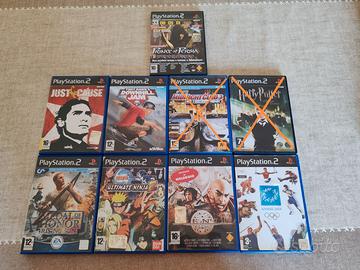 Lotto 6 videogiochi Ps2 PlayStation Ita + demo