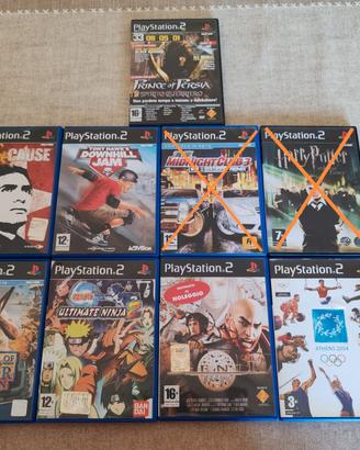 Lotto 6 videogiochi Ps2 PlayStation Ita + demo
