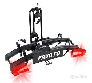 PORTABICI per gancio traino