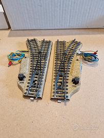 Marklin H0 Coppia Di Scambi Elettrici Dritti M 511