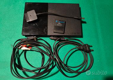 Ps2 Slim + 2 joystick + cavi + 10 giochi