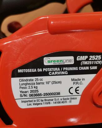 Motosega da Potatura GreenLine GMP 2525 C