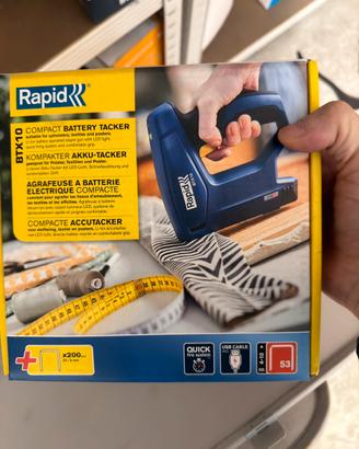 Graffatrice Elettrica a Batteria Rapid BTX10
