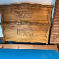 Struttura letto singolo in legno