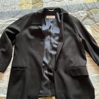 Giacca nera MAX MARA 100% vergine lana taglia 46
