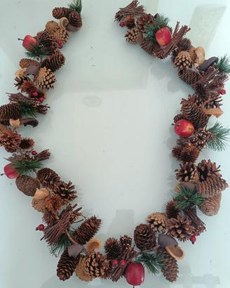 Festone Natale mele e pigne