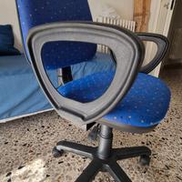 Sedia scrivania/computer ergonomica regolabile con