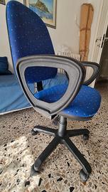 Sedia scrivania/computer ergonomica regolabile con