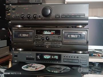 Technics HiFi Amplificatore/Piastra Cass.LettoreCd